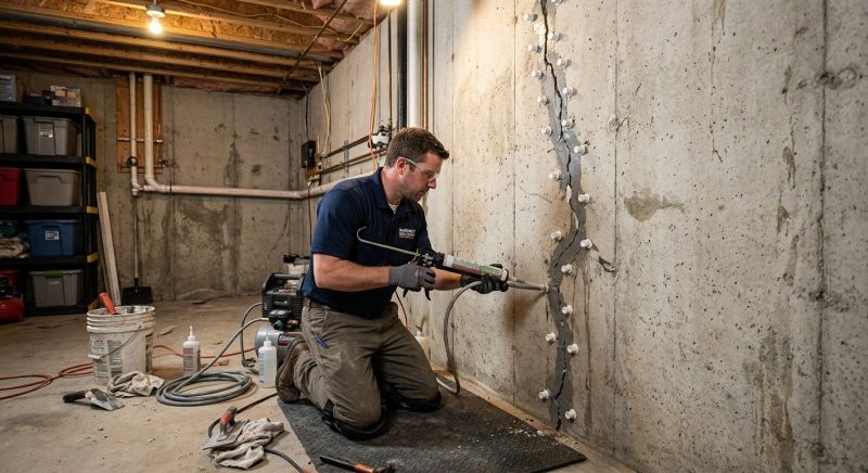 Basement Crack Repair in Bonita Springs, FL