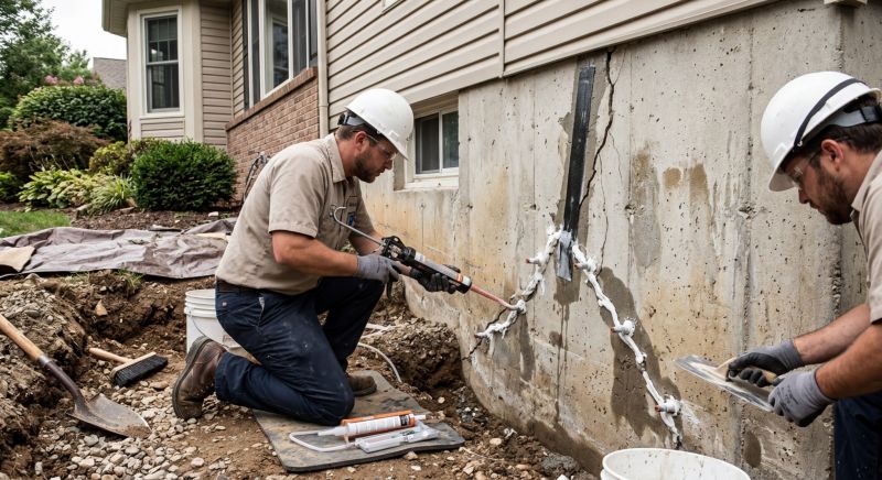 Basement Crack Repair in Bonita Springs, FL