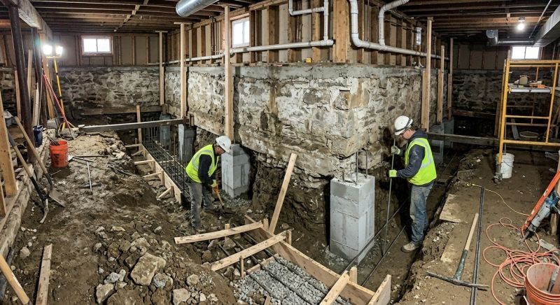 Basement Underpinning in Bonita Springs, FL