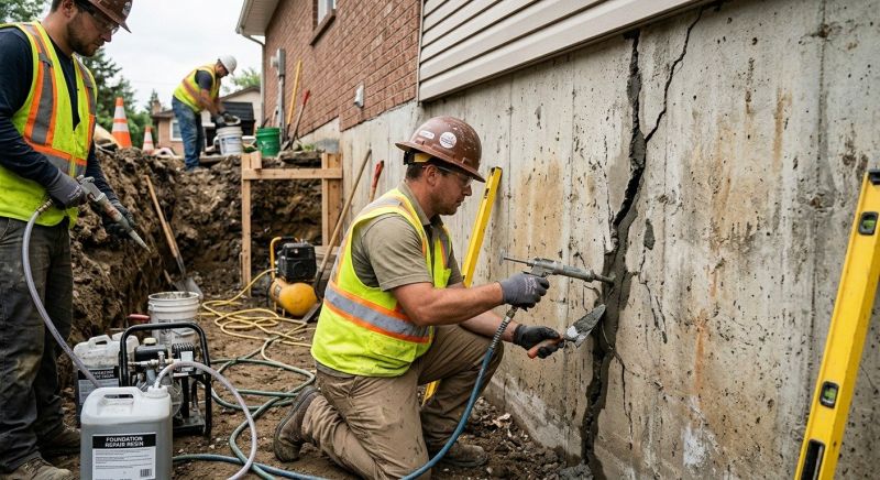 Cracked Foundation Repair in Collier County, FL