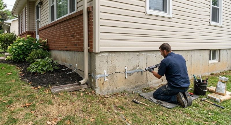 Cracked Foundation Repair in Lee County, FL
