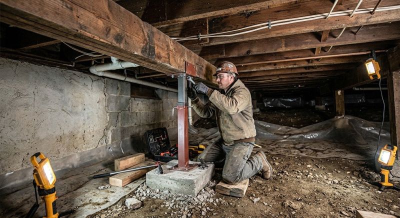 Crawlspace Foundation Repair in Lehigh Acres, FL