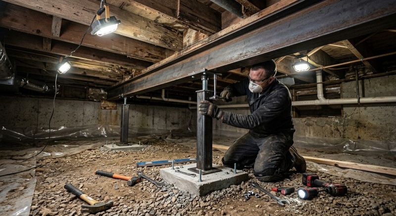Crawlspace Structural Repair in Bonita Springs, FL