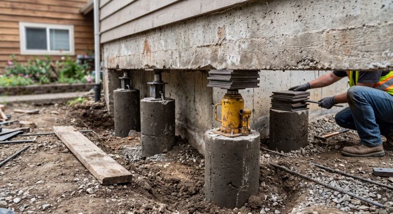 Foundation Pier Leveling in Bonita Springs, FL