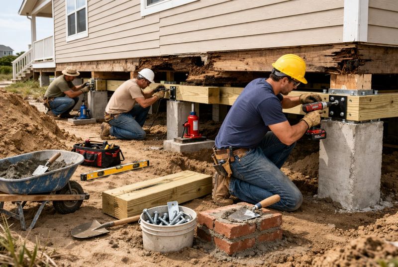 Foundation Raising in Fort Myers Beach, FL