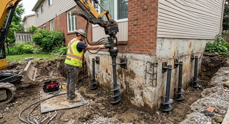 Helical Pile Installation in Bonita Springs, FL