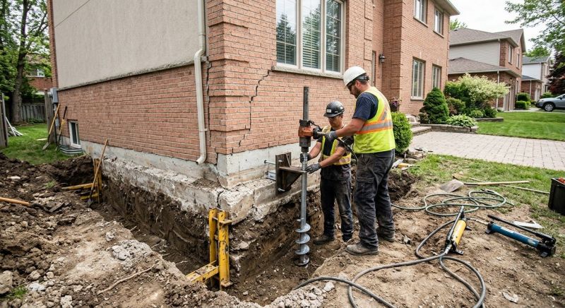 Sinking Foundation Repair in Lehigh Acres, FL